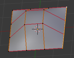 Select two complete rows of points