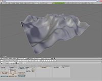 The terrain that will generate the heightmap