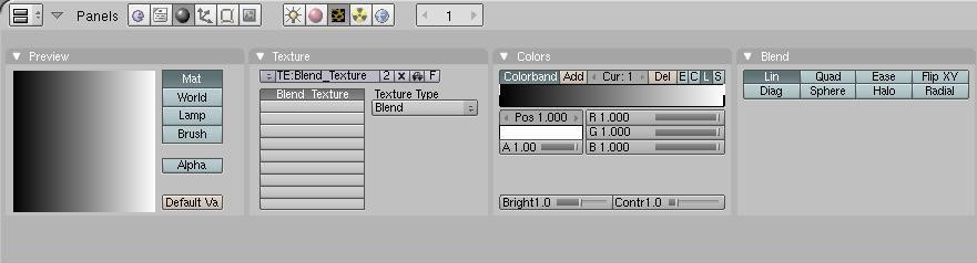 The blend colorband