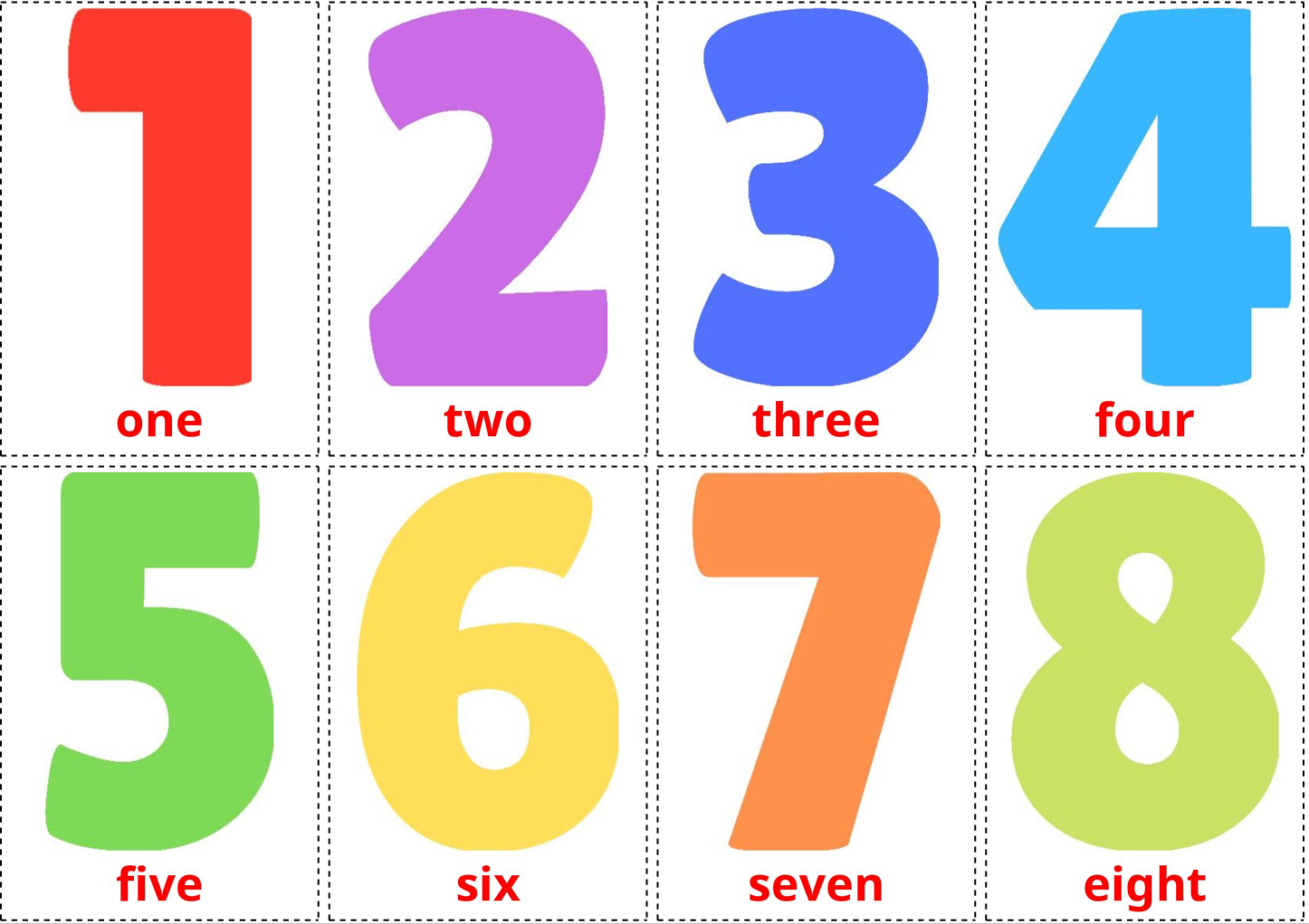 numbers 1